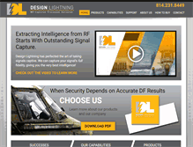 Tablet Screenshot of designlightning.com